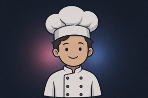 Chef Ubon, Head Chef (stylized illustration)
